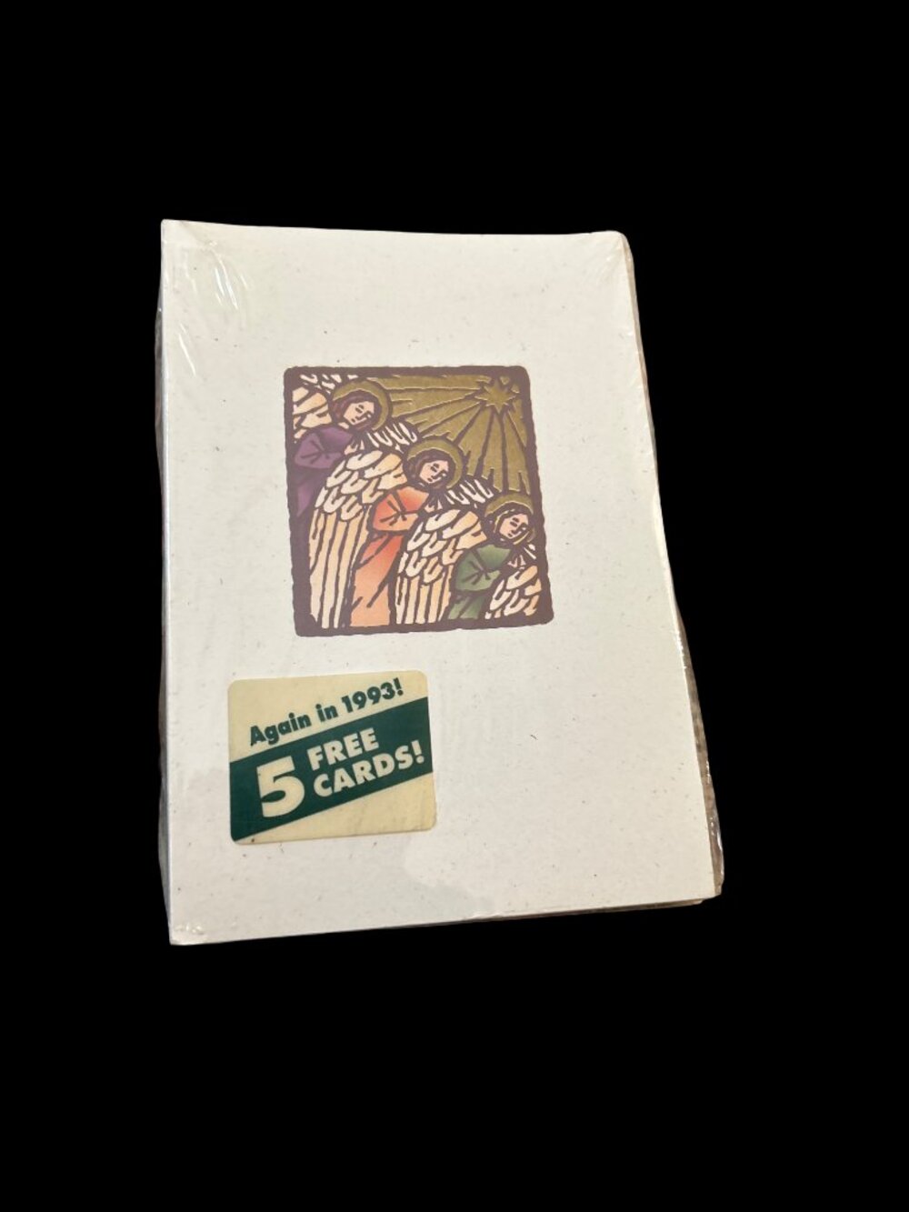 Vintage 1992 Hallmark Christmas Naturals Cards Pack 25 Sealed Angels Religious